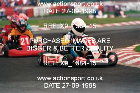 Photo: X9_1384-15 ActionSport Photography 27/09/1998 Manchester & Buxton Kart Club GOLD CUP - Three Sisters  _1_SeniorTKM #11