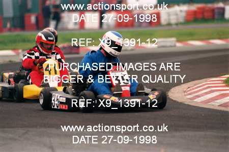 Photo: X9_1391-12 ActionSport Photography 27/09/1998 Manchester & Buxton Kart Club GOLD CUP - Three Sisters  _4_100B-PP-ICA #41