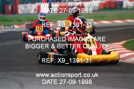 Photo: X9_1391-31 ActionSport Photography 27/09/1998 Manchester & Buxton Kart Club GOLD CUP - Three Sisters  _4_100B-PP-ICA #41
