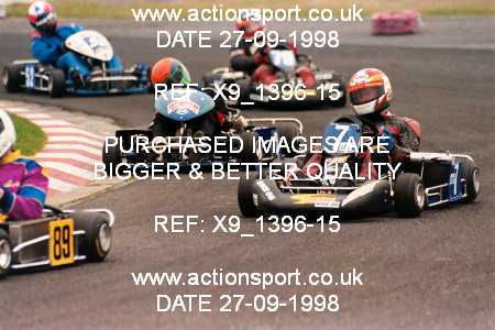 Photo: X9_1396-15 ActionSport Photography 27/09/1998 Manchester & Buxton Kart Club GOLD CUP - Three Sisters  _6_125Gearbox #2