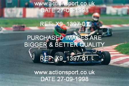 Photo: X9_1397-01 ActionSport Photography 27/09/1998 Manchester & Buxton Kart Club GOLD CUP - Three Sisters  _6_125Gearbox #2