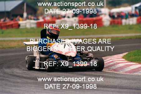 Photo: X9_1399-18 ActionSport Photography 27/09/1998 Manchester & Buxton Kart Club GOLD CUP - Three Sisters  _6_250Gearbox #70