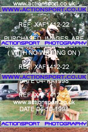 Photo: XAF1412-22 ActionSport Photography 04/10/1998 AMCA Rugby Pennant MC [Superclass Championship] - Long Buckby  _5_250-750Experts #51