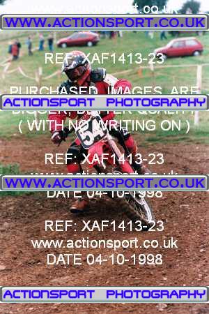 Photo: XAF1413-23 ActionSport Photography 04/10/1998 AMCA Rugby Pennant MC [Superclass Championship] - Long Buckby  _6_UnlimitedJuniors #54