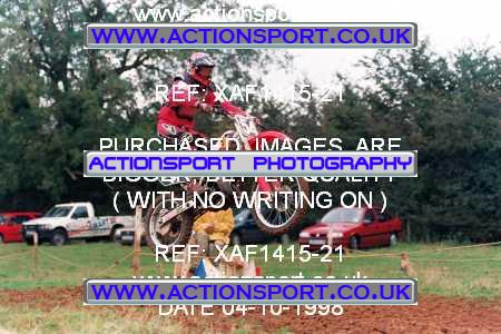 Photo: XAF1415-21 ActionSport Photography 04/10/1998 AMCA Rugby Pennant MC [Superclass Championship] - Long Buckby  _6_UnlimitedJuniors #54