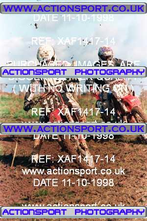 Photo: XAF1417-14 ActionSport Photography 11/10/1998 AMCA Derby Sporting MXC - Alport Heights  _1_125Juniors #171