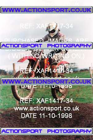 Photo: XAF1417-34 ActionSport Photography 11/10/1998 AMCA Derby Sporting MXC - Alport Heights  _1_125Juniors #171