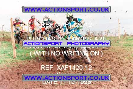 Photo: XAF1420-12 ActionSport Photography 11/10/1998 AMCA Derby Sporting MXC - Alport Heights  _3_125Experts #9990