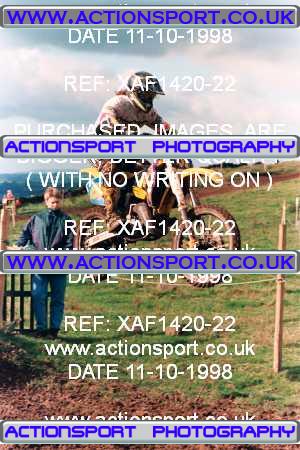 Photo: XAF1420-22 ActionSport Photography 11/10/1998 AMCA Derby Sporting MXC - Alport Heights  _3_125Experts #61
