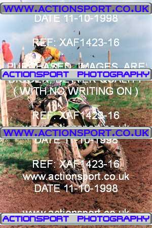 Photo: XAF1423-16 ActionSport Photography 11/10/1998 AMCA Derby Sporting MXC - Alport Heights  _4_UnlimitedJuniors #184