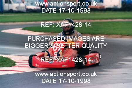 Photo: XAF1428-14 ActionSport Photography 17/10/1998 F6 Karting - Lydd _1_SeniorOpen_Modified #62
