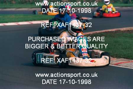 Photo: XAF1437-32 ActionSport Photography 17/10/1998 F6 Karting - Lydd _7_JuniorStandard #48