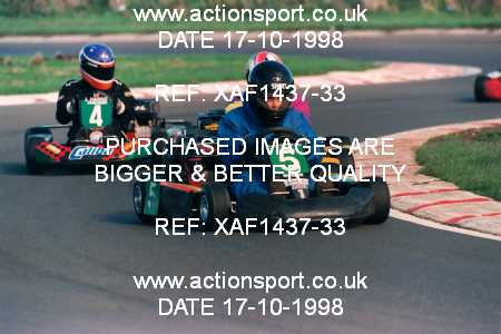 Photo: XAF1437-33 ActionSport Photography 17/10/1998 F6 Karting - Lydd _7_JuniorStandard #5