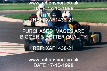 Photo: XAF1438-21 ActionSport Photography 17/10/1998 F6 Karting - Lydd _7_JuniorStandard #5