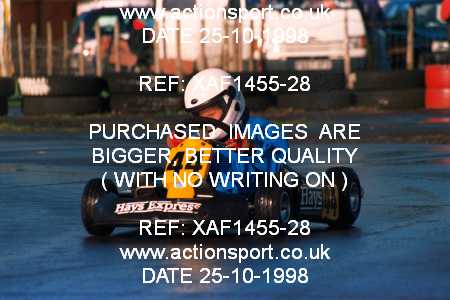 Photo: XAF1455-28 ActionSport Photography 25/10/1998 Dunkeswell Kart Club  _1_Cadets #44
