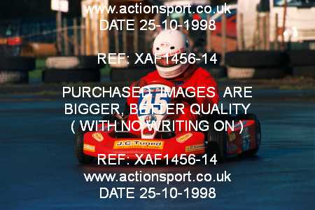 Photo: XAF1456-14 ActionSport Photography 25/10/1998 Dunkeswell Kart Club  _4_JuniorTKM #45