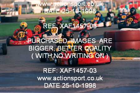 Photo: XAF1457-03 ActionSport Photography 25/10/1998 Dunkeswell Kart Club  _1_Cadets #9990