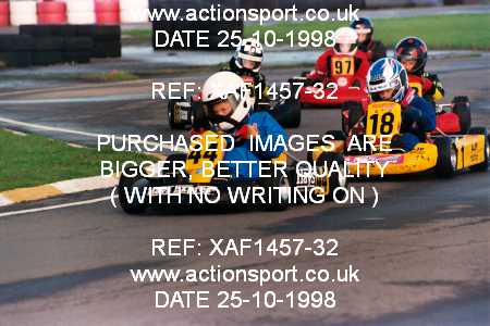 Photo: XAF1457-32 ActionSport Photography 25/10/1998 Dunkeswell Kart Club  _1_Cadets #44