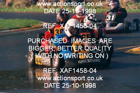 Photo: XAF1458-04 ActionSport Photography 25/10/1998 Dunkeswell Kart Club  _1_Cadets #44