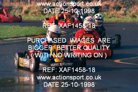 Photo: XAF1458-18 ActionSport Photography 25/10/1998 Dunkeswell Kart Club  _1_Cadets #44