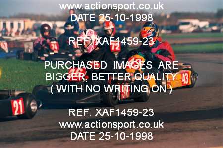 Photo: XAF1459-23 ActionSport Photography 25/10/1998 Dunkeswell Kart Club  _3_SeniorTKM #36
