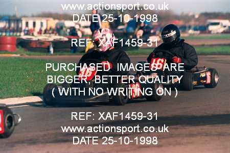 Photo: XAF1459-31 ActionSport Photography 25/10/1998 Dunkeswell Kart Club  _3_SeniorTKM #36