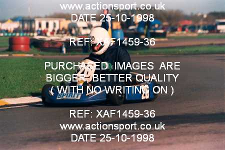 Photo: XAF1459-36 ActionSport Photography 25/10/1998 Dunkeswell Kart Club  _3_SeniorTKM #26