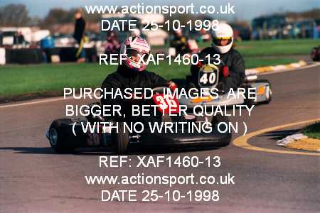 Photo: XAF1460-13 ActionSport Photography 25/10/1998 Dunkeswell Kart Club  _3_SeniorTKM #36