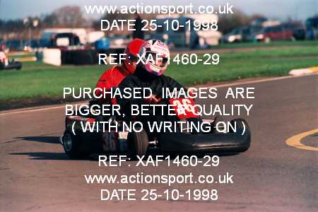 Photo: XAF1460-29 ActionSport Photography 25/10/1998 Dunkeswell Kart Club  _3_SeniorTKM #36