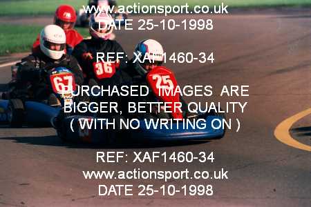 Photo: XAF1460-34 ActionSport Photography 25/10/1998 Dunkeswell Kart Club  _3_SeniorTKM #36