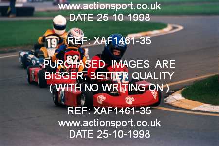 Photo: XAF1461-35 ActionSport Photography 25/10/1998 Dunkeswell Kart Club  _4_JuniorTKM #62