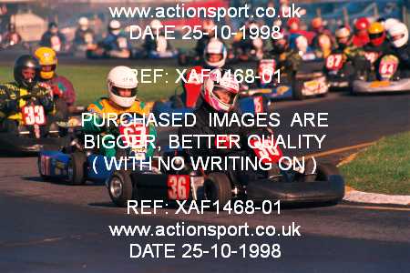 Photo: XAF1468-01 ActionSport Photography 25/10/1998 Dunkeswell Kart Club  _3_SeniorTKM #36