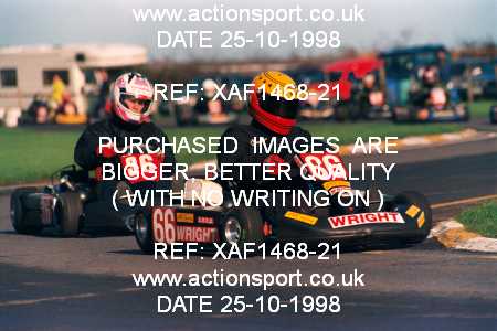 Photo: XAF1468-21 ActionSport Photography 25/10/1998 Dunkeswell Kart Club  _3_SeniorTKM #36