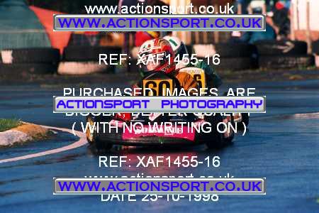 Photo: XAF1455-16 ActionSport Photography 25/10/1998 Dunkeswell Kart Club  _1_Cadets #60