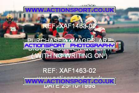 Photo: XAF1463-02 ActionSport Photography 25/10/1998 Dunkeswell Kart Club  _5_100C_FormulaBlue_Rotax #33
