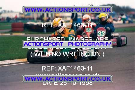 Photo: XAF1463-11 ActionSport Photography 25/10/1998 Dunkeswell Kart Club  _5_100C_FormulaBlue_Rotax #90