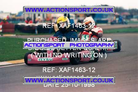 Photo: XAF1463-12 ActionSport Photography 25/10/1998 Dunkeswell Kart Club  _5_100C_FormulaBlue_Rotax #33