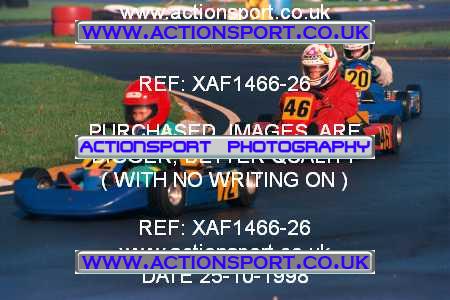 Photo: XAF1466-26 ActionSport Photography 25/10/1998 Dunkeswell Kart Club  _1_Cadets #46