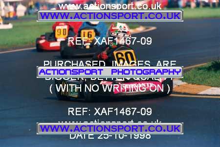 Photo: XAF1467-09 ActionSport Photography 25/10/1998 Dunkeswell Kart Club  _1_Cadets #60