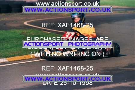 Photo: XAF1468-25 ActionSport Photography 25/10/1998 Dunkeswell Kart Club  _3_SeniorTKM #37