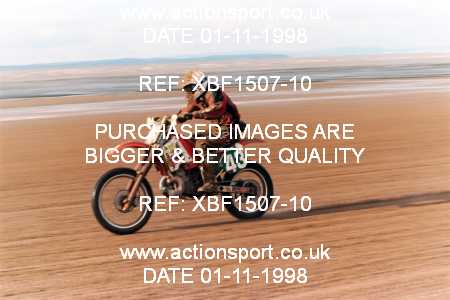 Photo: XBF1507-10 ActionSport Photography 31Oct,01/11/1998 Weston Beach Race  _2_Sunday #43