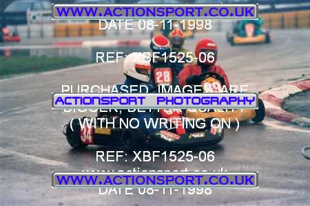 Photo: XBF1525-06 ActionSport Photography 08/11/1998 Hunts Kart Club - Kimbolton  _1_SeniorTKM #34