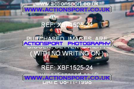 Photo: XBF1525-24 ActionSport Photography 08/11/1998 Hunts Kart Club - Kimbolton  _1_SeniorTKM #34