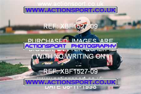 Photo: XBF1527-09 ActionSport Photography 08/11/1998 Hunts Kart Club - Kimbolton  _1_SeniorTKM #34