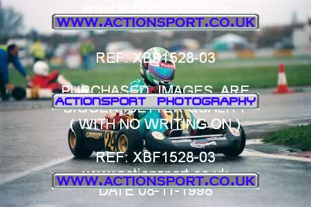 Photo: XBF1528-03 ActionSport Photography 08/11/1998 Hunts Kart Club - Kimbolton  _2_Cadets #24