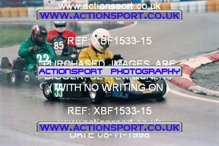 Photo: XBF1533-15 ActionSport Photography 08/11/1998 Hunts Kart Club - Kimbolton  _4_100C_ICA #55