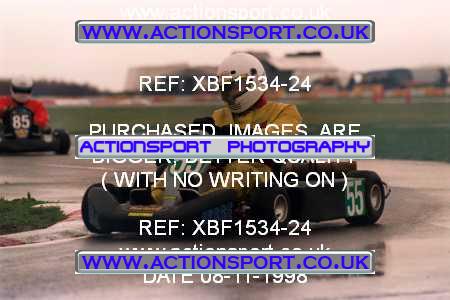 Photo: XBF1534-24 ActionSport Photography 08/11/1998 Hunts Kart Club - Kimbolton  _4_100C_ICA #55