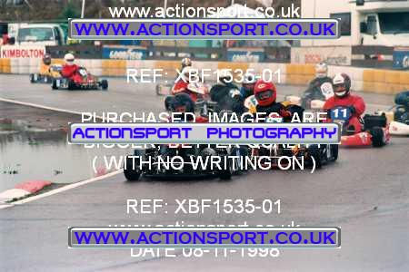 Photo: XBF1535-01 ActionSport Photography 08/11/1998 Hunts Kart Club - Kimbolton  _5_125National_125Open #62