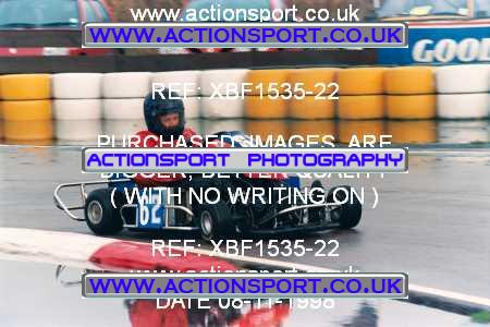 Photo: XBF1535-22 ActionSport Photography 08/11/1998 Hunts Kart Club - Kimbolton  _5_125National_125Open #62