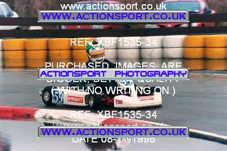 Photo: XBF1535-34 ActionSport Photography 08/11/1998 Hunts Kart Club - Kimbolton  _5_125National_125Open #59